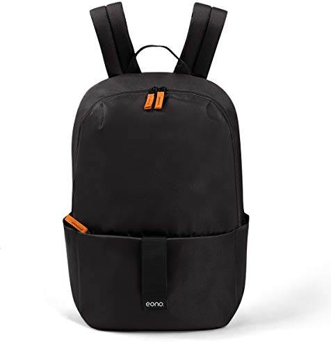 Eono Ultralight Casual Backpack for Men Women, 20L Basic Daypack Rucksack for School, Commuting, Travel, Hiking and Outdoor (Black)