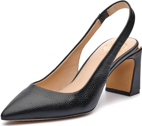 Vince Camuto Women's Hamden Slingback Pump, Black, 7