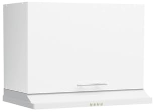 JD Greta 600mm Kitchen Wall Cooker Hood Cabinet with Door – Wall Cooker Hood Unit – White Matt – Modern Storage Cupboard