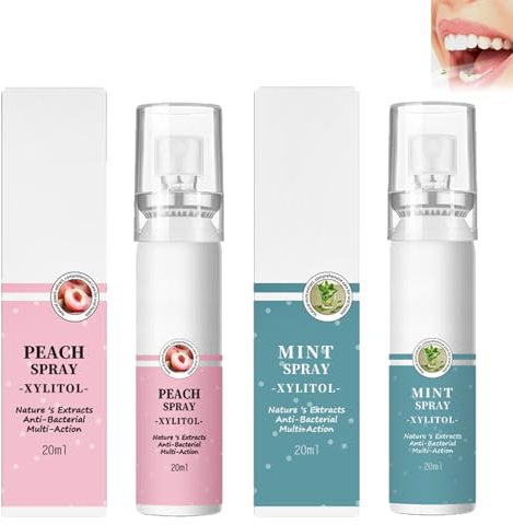 KOAHDE Frisches Atemspray,Mundgeruch Erfrischer Mundspray,Mundspray Atemerfrischung,Atemerfrischer,Kräuter Mundspray,Spray Mundgeruch Entfernen,Portable Frische Atemspray,Mundspray Extra Frischer,2PCS