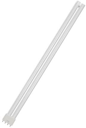 Crompton Lamps LED PLL 20W 2G11 Single Turn L-Type Direct to Mains (40W Equivalent) 4000K Cool White Opal 2500lm 4-Pin Light Bulb