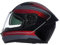 NOLAN HELMET N60-6 ERMETICO 345 S, Black/Red/Grey