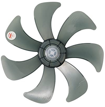 DUANxiaoyanK 7 Leaves Fan Blade,Plastic Silence Fan Replacement Blade,with Nut Cover,for 16 Inch