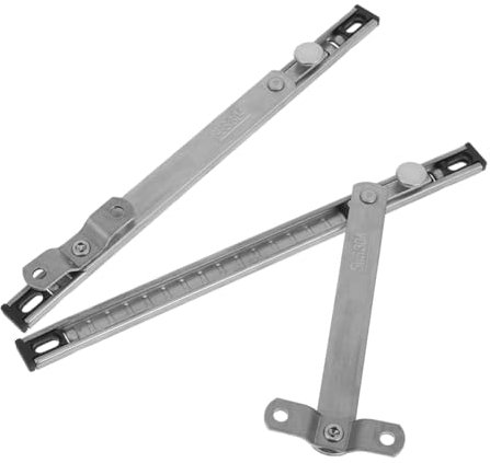 DIYEAH 2pezzi Serratura Protezione Per Regolabile Dispositivo Sicurezza Per Porta Scorrevole Per Balcone e Patio Installazione Senza Perforazione Design Moderno e Compatto