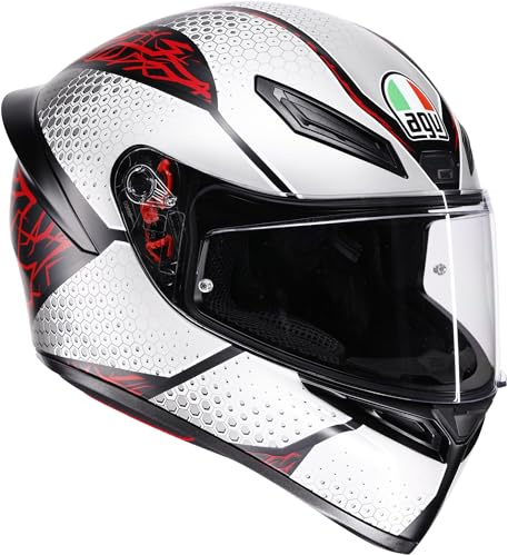 AGV K1 S Speedarmor Casco, nero/grigio/rosso, M (57/58)