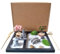 ZEN&TAO Japanese Zen Garden Kit, Black Tray with Two Trees, Two Mosses, Buhhda Statue, Bridge, Stones and Sand Toolset, 2024 New Upgrades, for Meditation, Relaxation and Gifting.