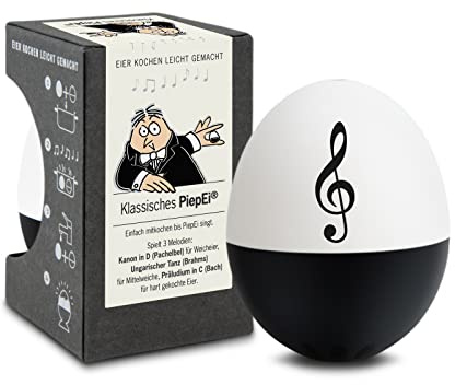 Brainstream PiepEi-The Singing Egg Timer for Cooking, Multicolor, 5,1 x 4,5 cm