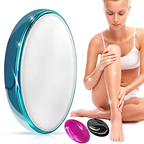 Nano-epilierer, Waschbarer Kristall-epilierer, Kann Haare Ohne Schmerzen Und Schneiden Entfernen, Schmerzloses Haarentfernungswerkzeug Für Frauen an Der Rückseite Von Beinen Und Armen (Blau)