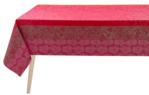 LE JACQUARD FRANÇAIS 28908 Beschichtete Tischdecke Cottage Fleury 150x220 cm Baumwolle