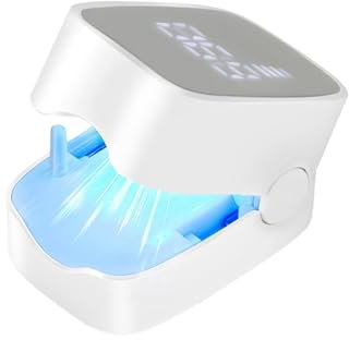 2 en 1 Laser Mycose Ongle Pied, Appareil de Séchage UV LED pour Ongles, Lumière Bleue 500nm et Infrarouge 940nm, Lampe à Ongles Professionnelle Séchage Rapide Rechargeable Portable, Manucure Domicile