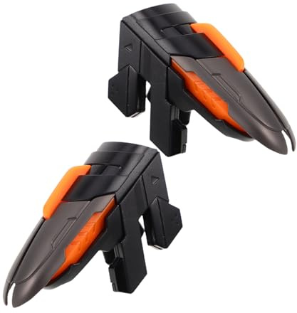 CAXUSD Sexfinger Gaming Trigger Controller Ergonomisk Mobilspelshandkontroll med Precisionsknappar och Joystick för Stabilt Online Skjutspel på Telefon och Surfplatta