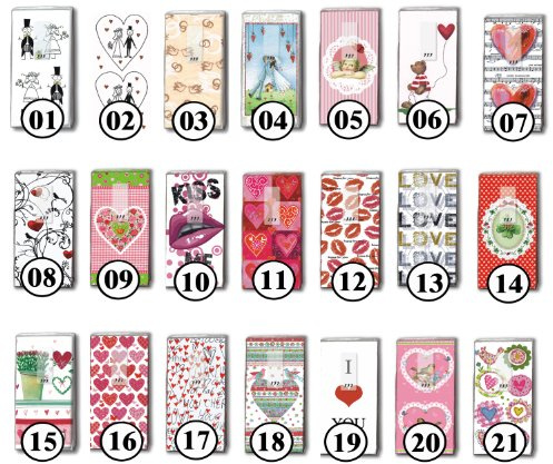 2x 10 Taschentücher Motiv Auswahl möglich Ornament with hearts - Ornamente mit Herzen