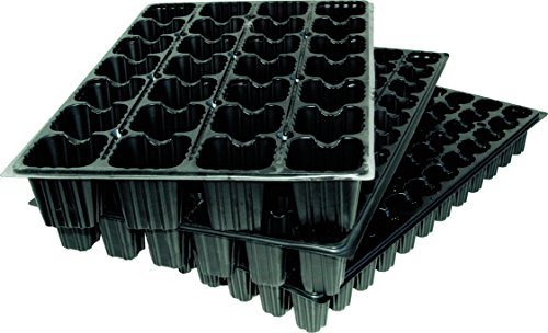 Flower 90063 1 unité plaques de semis 28 cavités Noir