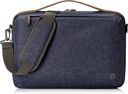 HP Renew Topload Umhängetasche | 15,6 Zoll | Blau | aus Ocean Bound Plastic (OBP)