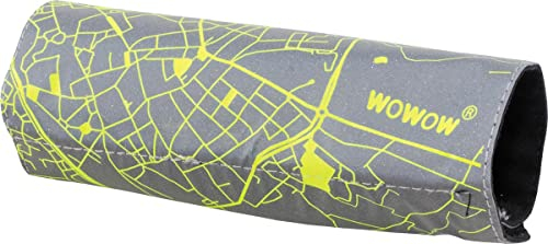 Wowow Unisex – Erwachsene Quadro Reflexband, Gelb/Grau, Einheitsgröße