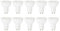Amazon Basics Faretto a LED GU10 da 3 W (equivalenti a 35 W), bianco caldo, Non Dimmerabile (confezione da 10 pezzi)