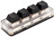 Lazmin112 USB Mini 12 Keys Mechanical Keyboard, Red Switch, Ergonomic Design, Macro Keyboard with Knobs, Customized Programming Keypad