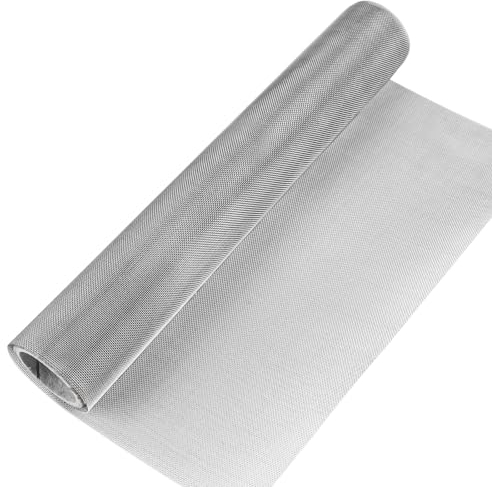 DBREAKS Drahtgeflecht Feinmaschig, 30 Mesh Edelstahlgewebe, 304 Edelstahl Drahtgewebe, 30x100cm Wire Mesh, Filtrationstuch&Filtersieb Blatt, Drahtgitter für Nagetiere Fenstergitter Filternetz