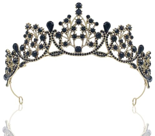 Corona de Princesa,Corona de Cristal,Corona Nupcial,Tiara de Boda,Tiara con Cristales de Princesa,para Accesorios de Fiesta,Novia,Cumpleaños,Baile de Vacaciones Tiaras de Moda para Mujer