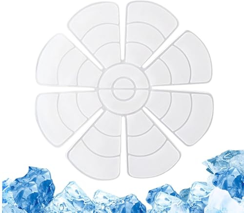 Pack de glace pour casque réutilisable - Coussin de refroidissement flexibl | Le sac de glace flexible s'adapte à l'intérieur des casques pour un soulagement ciblé du refroidissement. La conception réuti