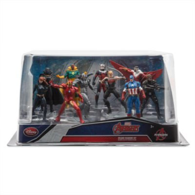 SET 10 PERSONAGGI PVC AVENGERS OCCHIO DI FALCO VISION WAR MACHINE DECORAZIONE TORTE