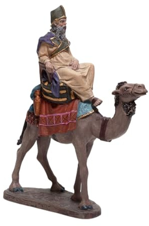 Melchiorre | Figure misteriose |Figure del presepe |Serie 11 cm| Progettato da José Luis Mayo Decorazione natalizia |Nascita