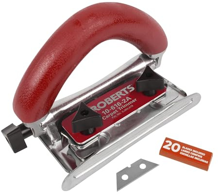Roberts 10-616-2A Conventional Carpet Trimmer with 20 Heavy-Duty Slotted Blades