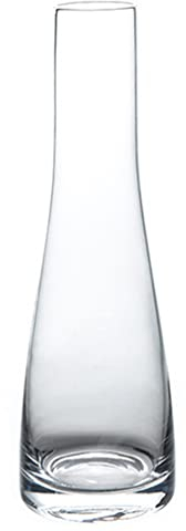 VASANA Florero pequeño de Cristal Transparente Hecho a Mano soplado Brote florero de Vidrio Vintage jarrones de un Solo Tallo florero Decorativo
