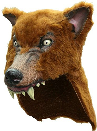 Generique - Braune Wolfsmaske für Erwachsene