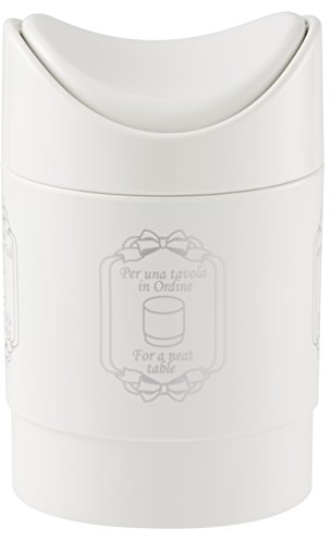 Mar Plast Cestino da TAVOLA con Serigrafia E Coperchio Basculante