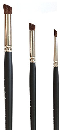 Pastellpinsel Set repino® Künstlerpinsel Pinselset, schräg, 3 Stück