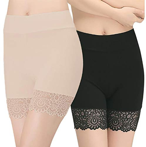 Womens Basic Long Brief Anti Chafing Cotton Shorts Long Leg Knickers Ladies Soft Boxer Shorts Underwear
