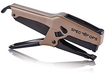 Spec Ops Tools Elite Duty Packaging Plier Stapler, 7/16 Crown, 1/4-3/8 Leg Length Staples, 3% Donated to Veterans