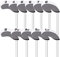 11pcs/Set Neoprene Iron Headcover Set with Large No. for All Brands Callaway,Ping,Taylormade,Cobra Etc. (Grey & White)