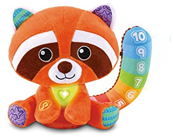 LeapFrog Colourful Counting Red Panda, Interactive Soft Baby Toy with Lights, Numbers & Music, Cuddly Toy, Gift for Babies aged 6, 9, 12+ months, English Version