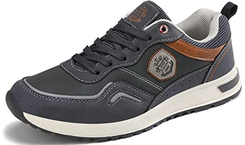ARRIGO BELLO Zapatillas Hombre Zapatos Vestir Casual Deportivas Transpirables Gimnasio Correr Running Al Aire Libre Sneakers Talla 41-46 (A2 Azul, Talla_44)