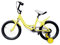 WDRENTOOL 16 Zoll Kinderrad Fahrrad Classic Fahrrad für Kinder Kinderfahrrad mit Abnehmbare Stützräder Für Kinder ab 5-8 Jahren (Gelb)