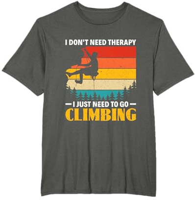 Ideas Divertidas De Regalos Para Escaladores Y: Camiseta De Escalada En Roca Para Mujeres, Negra, Manga Corta, Pequeño