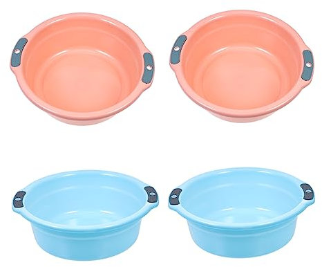 HEALEEP 4pcs Hanging Wash Basin Bathroom Washbasin Student Handwashing Home Basin Kitchen Items Random Color