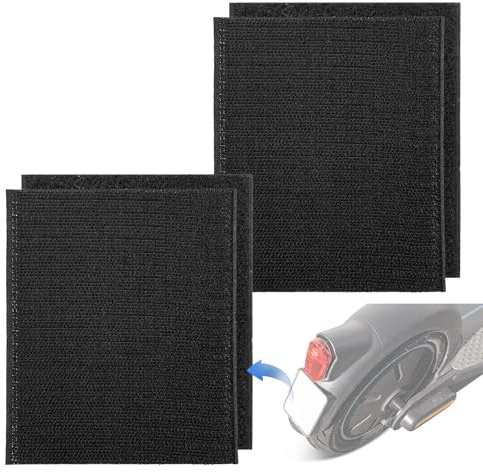 Portatarga in per portatarga e scooter – Targhe autoadesive in per scooter e motorino, supporto targa in con attrezzi di installazione (110 x 135 mm, 2 paia)