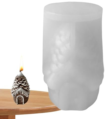 Moldes De Velas De Navidad - Molde De Moldeo Hogar - Moldeo De Cemento Para Decoración Del Hogar | para Resina Epoxi Yeso Jabón Profesores de Arte Apasionados