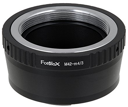Fotodiox M42 (42mm x1 thread) screw mount Lens to MFT Micro 4/3 (Four Thirds) System Camera Mount Adapter, for Olympus Pen E-PL1, E-P2, Panasonic Lumix DMC-G1, G2, GH2, GF1, GH1 G10,