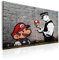 murando Acrylglasbild Banksy 60x40 cm Wandbild auf Acryl Glas Bilder Kunstdruck Moderne Wanddekoration - Street Art Mario and Cop Grafitti h-B-0080-k-a