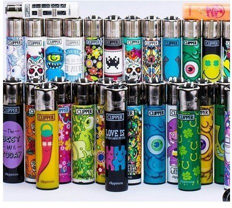 Lot de 6 micro briquets Clipper assortis