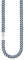 JOOP! Halskette Edelstahl Herren Halsschmuck, 60 cm, Bicolor, Kommt in Schmuck Geschenk Box, 2028379