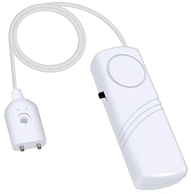 Détecteur d'eau Alarme d'eau Alarme de Niveau d'eau 100db Alarme sirène sonore pour Cuisine Cave Chauffe-Eau Aquarium, réservoir d'eau