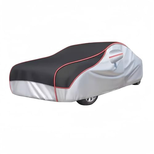 Housse complète personnalisée Voiture Tissu Oxford pour Garage/extérieur–Bâche Anti-grêle Tout Temps avec Fermeture éclair sur portière conducteur pour Chrysler PT Cruiser Cabrio