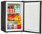 FOHERE 85L Freestanding Under Counter Freezer, 53cm Wide Small Freezers with Reversible Door, 4 Star Upright Freezer Rating, Adjustable Thermostat, Black [Energy Class E]