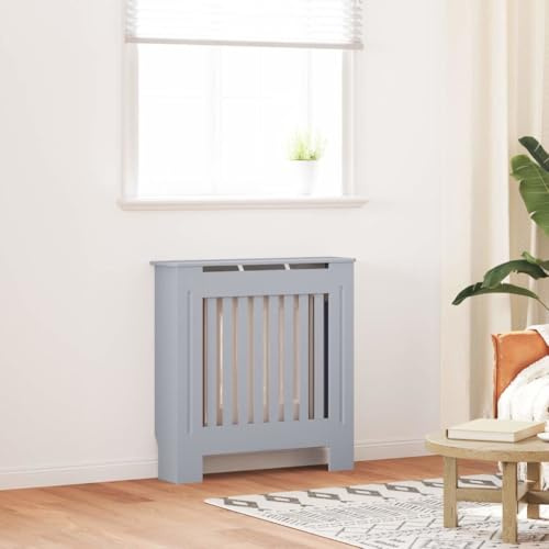 AJJHUUKI Accessoires électroménagers - Accessoires de radiateur - Cache-radiateur en MDF gris 78 cm