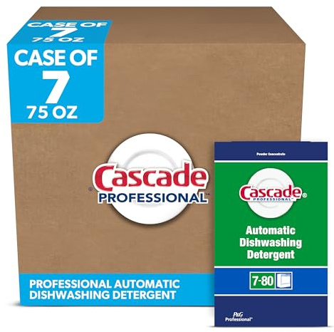 Cascade Professional Automatic Dishwasher Detergent Powder, Fresh Scent, 75 oz Box, 7/Carton